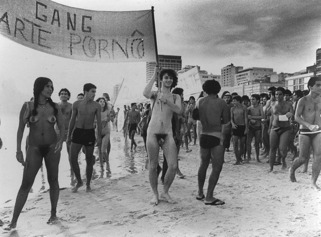 Movimento de arte pornô Performance Intervenção Eduardo Kac