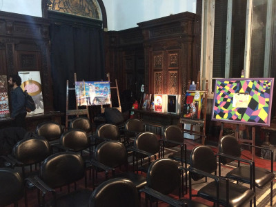 Leilão beneficente CasaNem Escola de Artesa Visuais Parque Lage